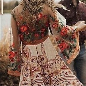 HOLD Arrata Surreal Dreamer Hi/Low Dress